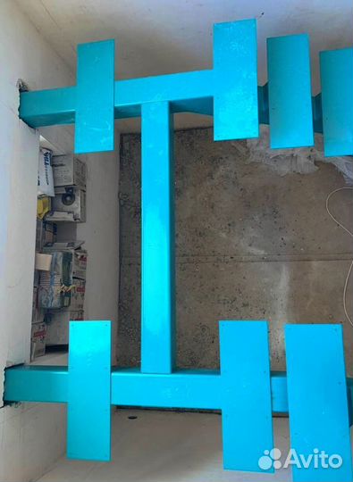 Металлокаркас для лестницы 