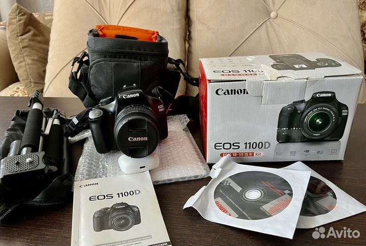 Зеркальный фотоаппарат canon 1100d