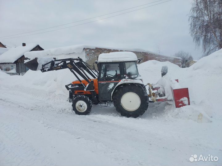 Услуги мини трактора,Уборка снега