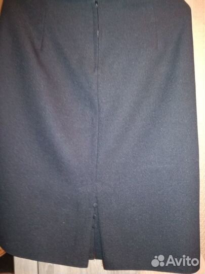 Юбка чёрная классическая 48