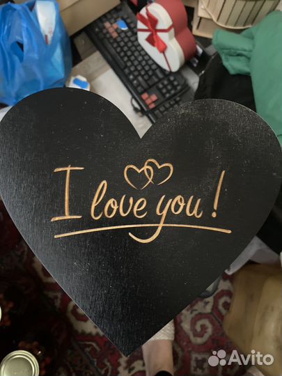 Деревянная коробка подарочная