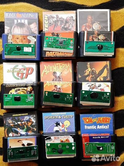 Полноплатные картриджи sega (конец 90х - нач.200х)