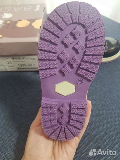 Новые Ботинки для девочки 25 размер