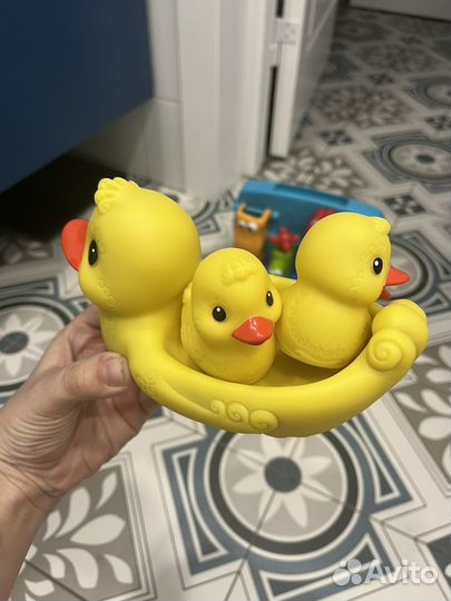 Игрушки для купания в ванной пакетом
