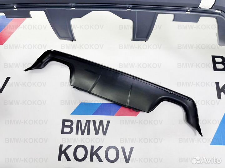 Диффузор под две трубы BMW Е60 полипропилен