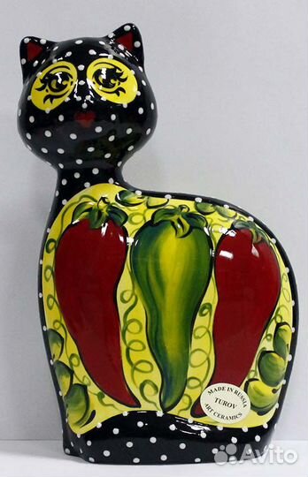 Фигурка. Кот. Лягушка. Ручная роспись