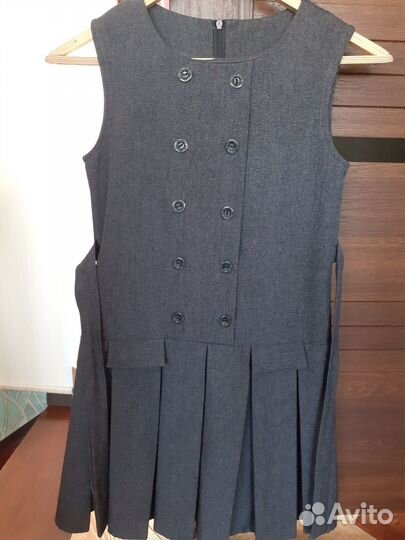 Школьная форма для девочки серая