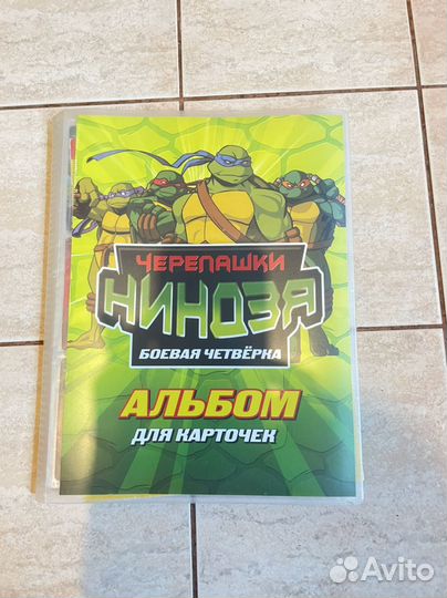 Черепашка-ниндзя альбом с карточками