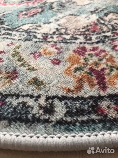 Классный винтажный круглый ковер новый