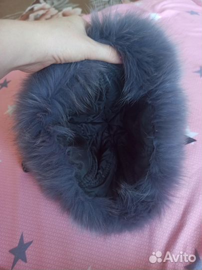 Шапка ушанка женская натуральный писец