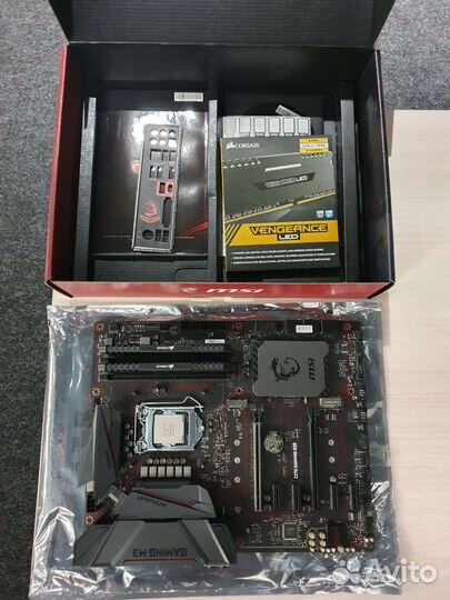 Материнка Msi z270 + 7700k + 16gb