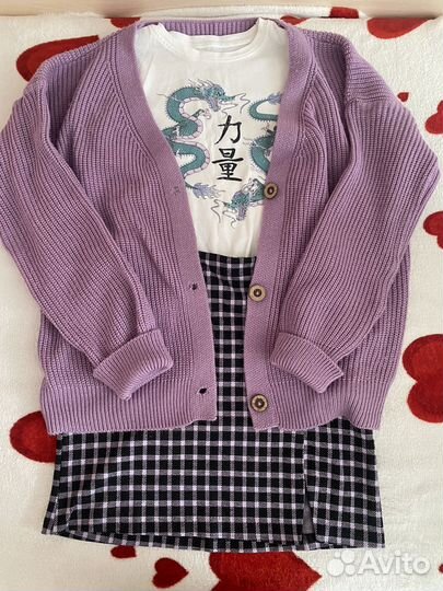 Сиреневый комплект