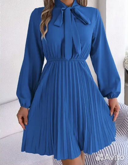 Плиссированное платье