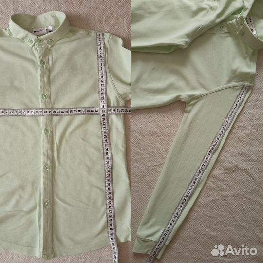 Рубашки школьные, лонг 134-140, 122