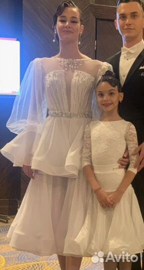 Платье для бальных танцев стандарт