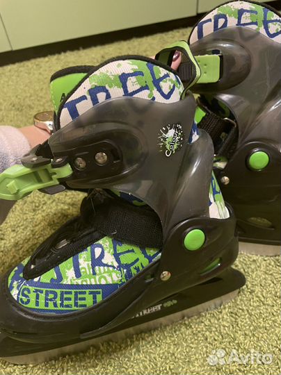 Коньки детские раздвижные 30 33