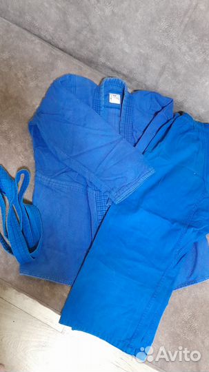 Кимоно для дзюдо синее