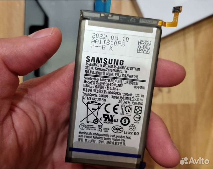 Оригинальный аккумулятор Samsung s10 g973