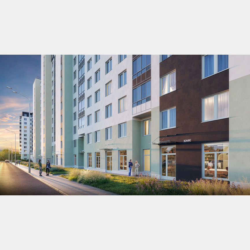 1-к. квартира, 43,7 м², 9/13 эт.
