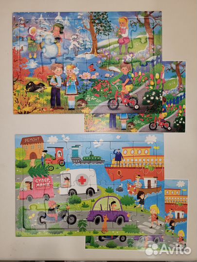 Пазлы Larsen, Trefl, Step puzzle