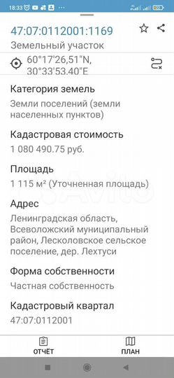 Участок 11 сот. (ИЖС)