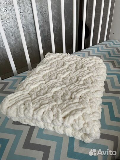 Детский плед из пряжи Alize Puffy