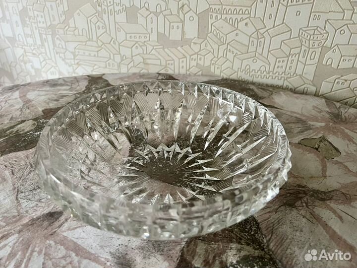 Конфетница/миска хрусталь