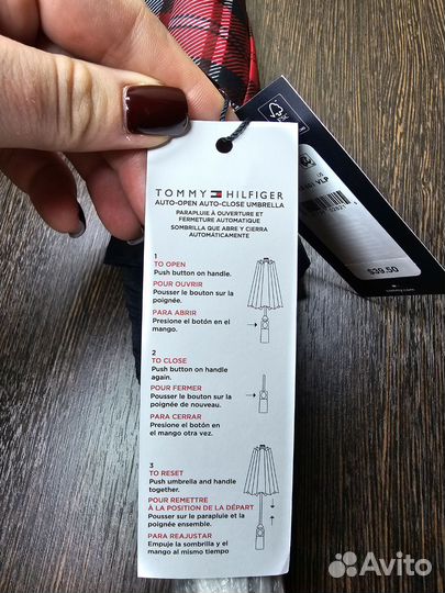 Зонтик Tommy Hilfiger Автомат Оригинал