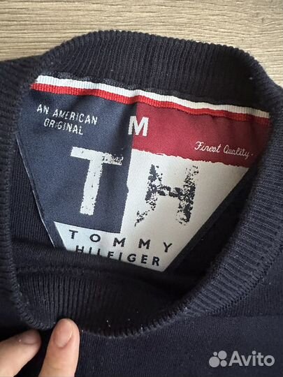 Джемпер пуловер оригинал М tommy hilfiger