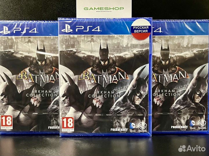Batman Arkham Collection PS4 русские субтитры