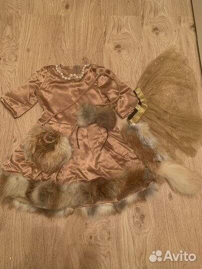 Новогодний костюм лиса-белка