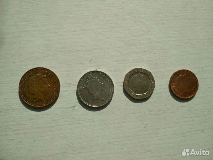 Набор монет Англии