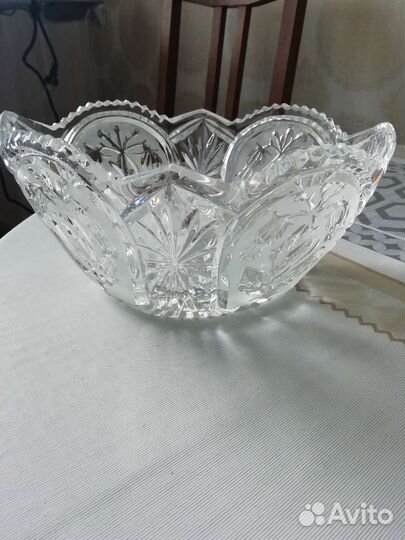 Ваза хрустальная СССР