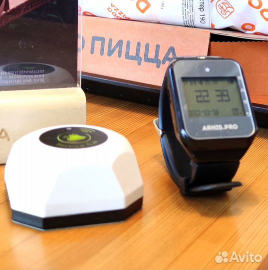 Беспроводная кнопка вызова официанта Бургер