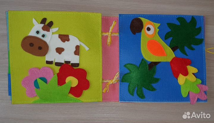Книжка из фетра