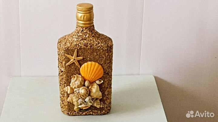 Бутылка. Декоративная. Дизайнерская. Объём - 0,5 л