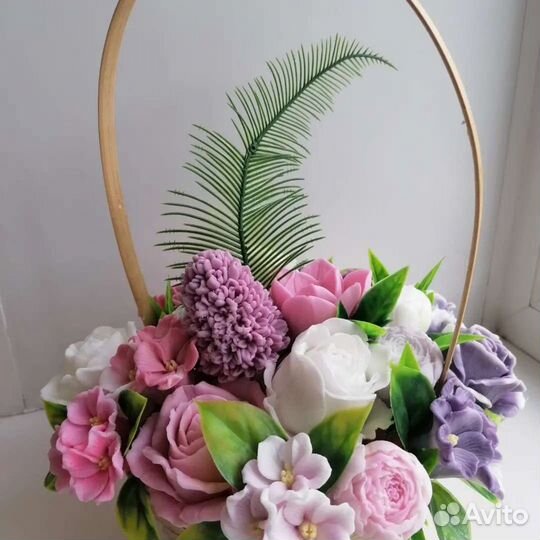 Букет из мыла ручной работы