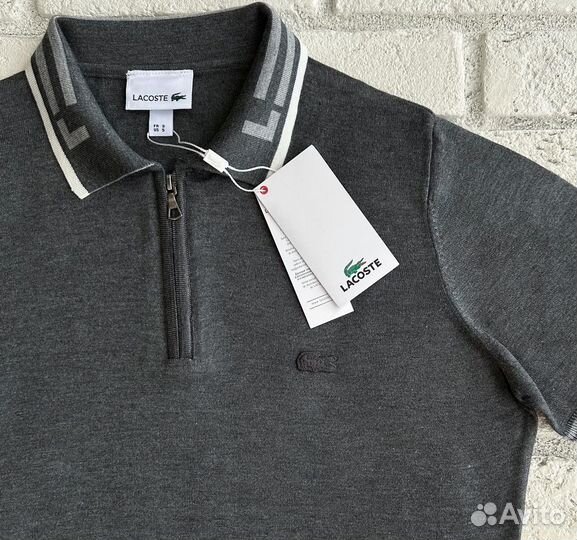 Поло мужское вязаное Lacoste