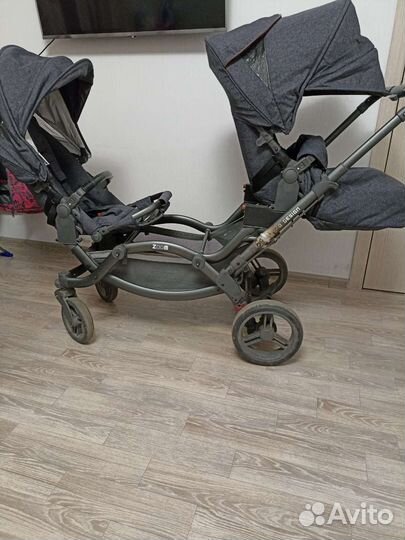 Коляска для двойни zoom design