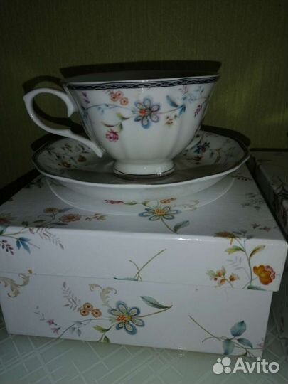 Чашка с блюдцем