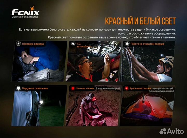 Налобный фонарь Fenix HM50R V2.0