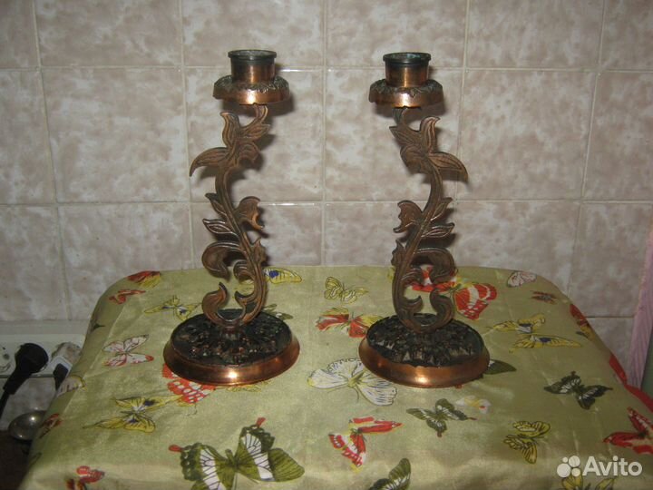 Подсвечники. Металл. Силумин. СССР. 1980-е