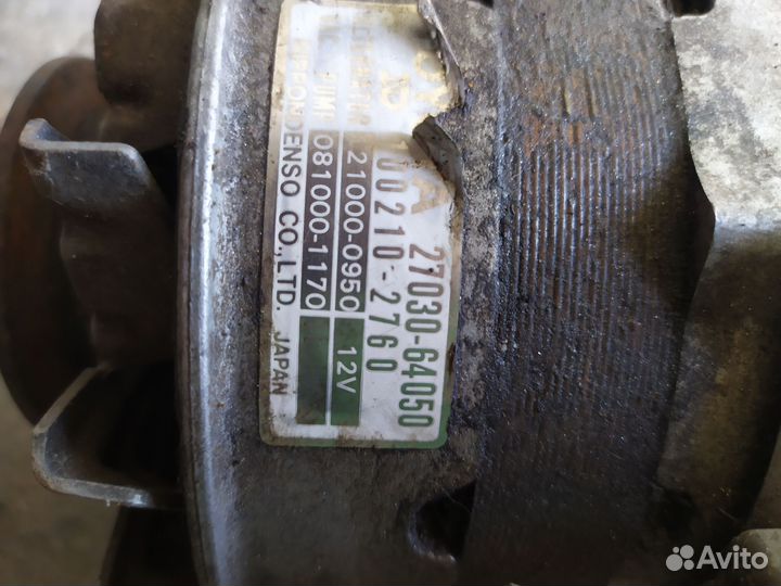 Генератор toyota