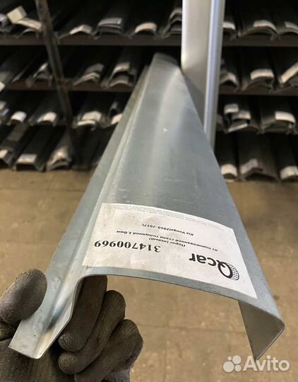 Порог левый Kia Venga 2010-2017(1мм)