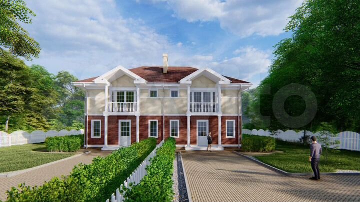 Таунхаус 113 м² на участке 6 сот.