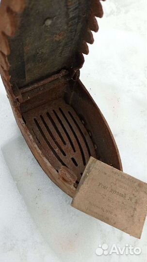 Утюг духовой угольный 1953г в