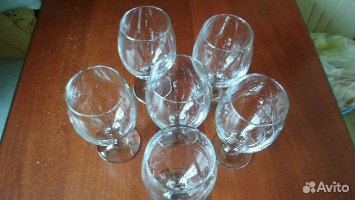 Новый набор бокалов 6 шт, ёмкость 350 мл