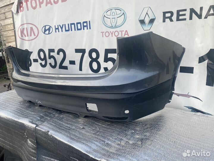 Задний бампер Nissan Qashqai J11 до рест