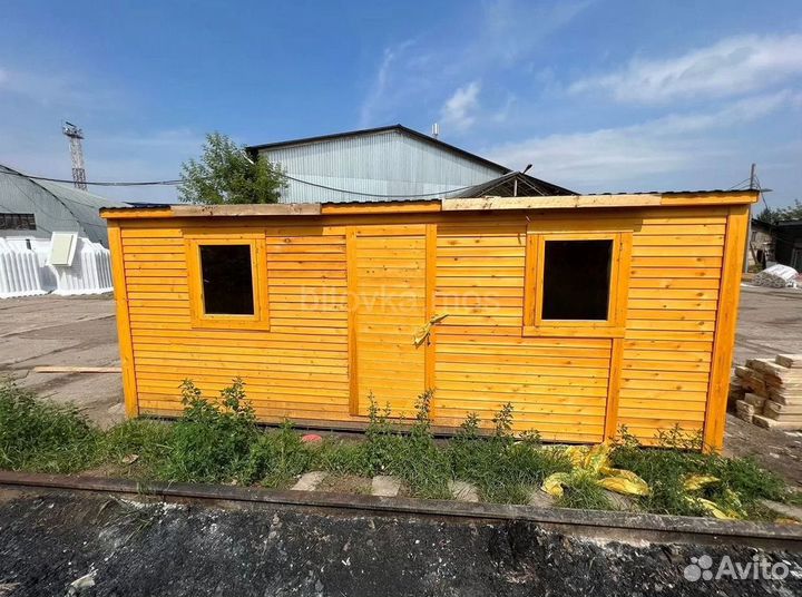Бытовка вагончик из дерева