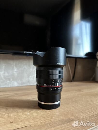 Объектив Samyang 10mm 2/8